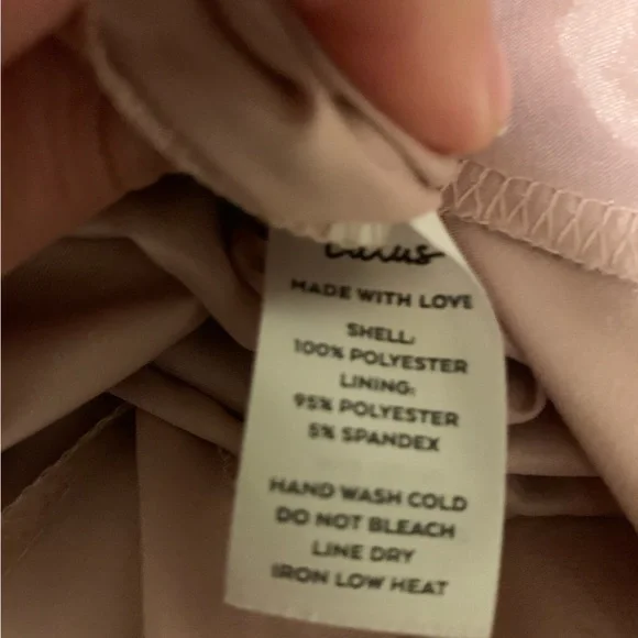 Lulus I’m All Yours Blush Ruffle Light Pale Pink Bridesmaid Dress Maxi V-Neck S - Picture 10 of 11